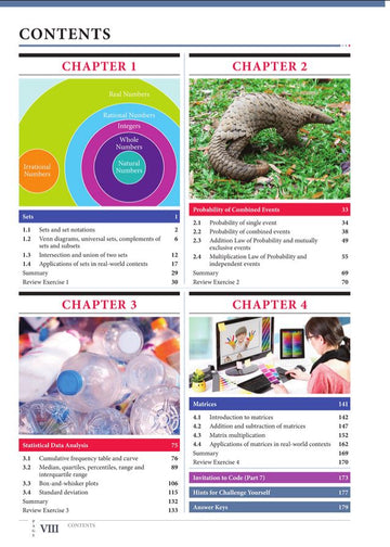 Full Set of Think Mathematics Secondary 4A and 4B Textbooks bundled with 4A and 4B Workbooks (Grade 10)